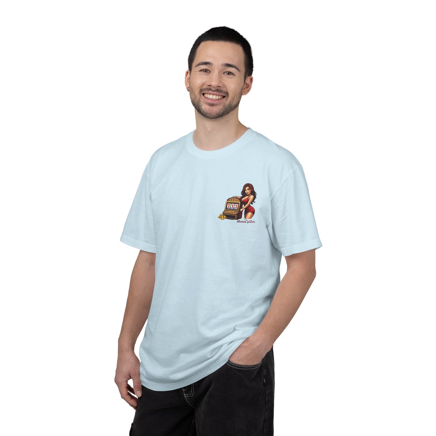 T-Shirt — Retro Pinup Girl with Jukebox Graphic