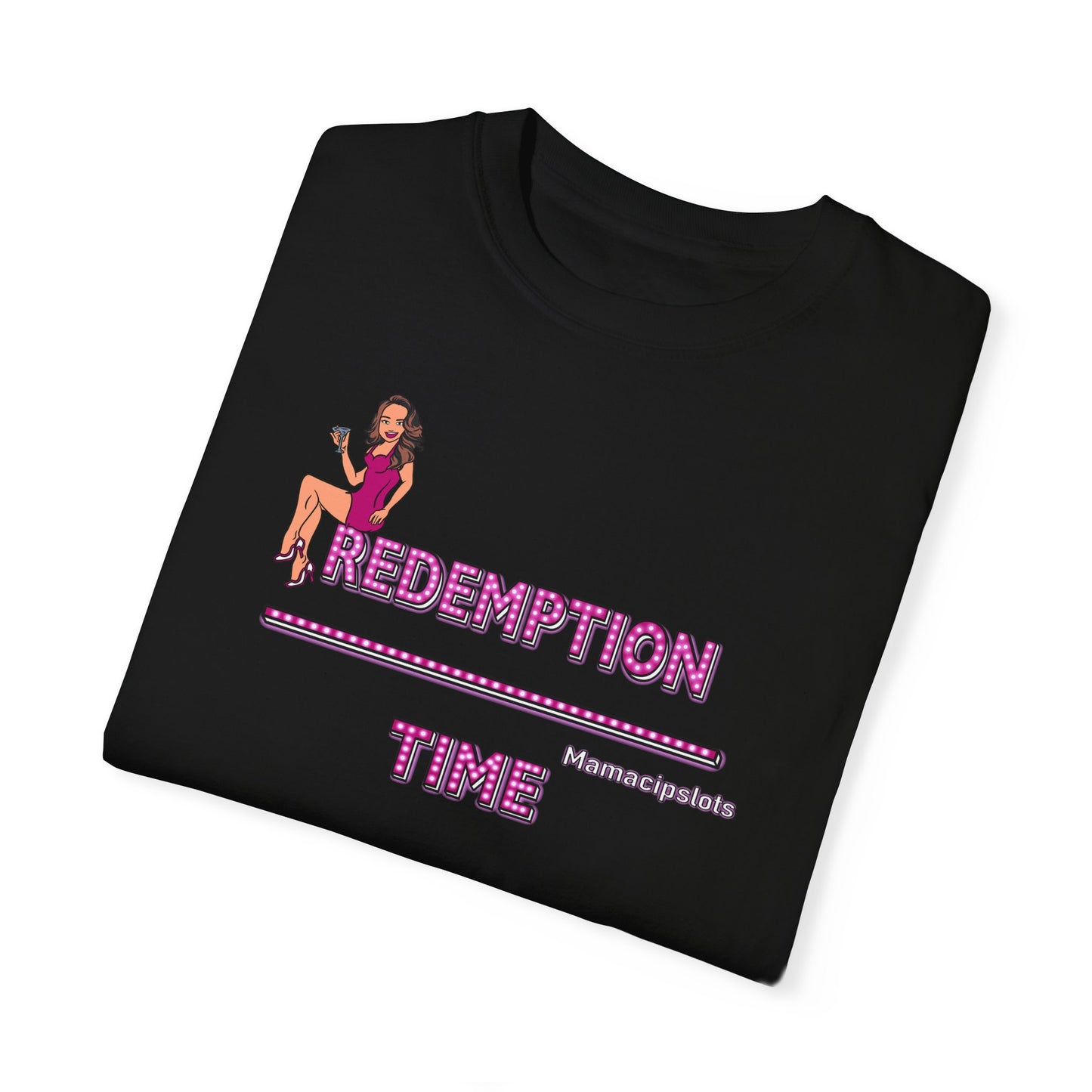 Pink Redemption Time Unisex Garment-Dyed T-shirt