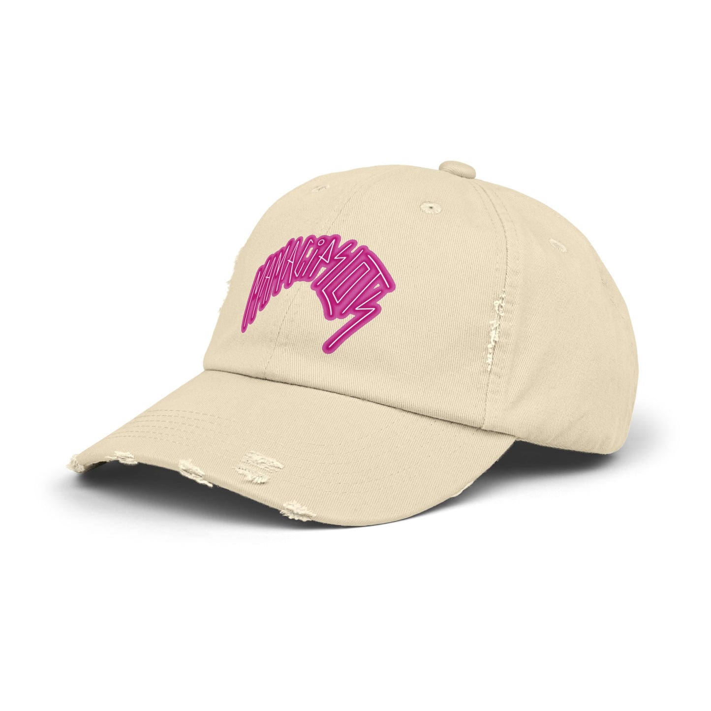 MamaCipSlots Unisex Distressed Cap