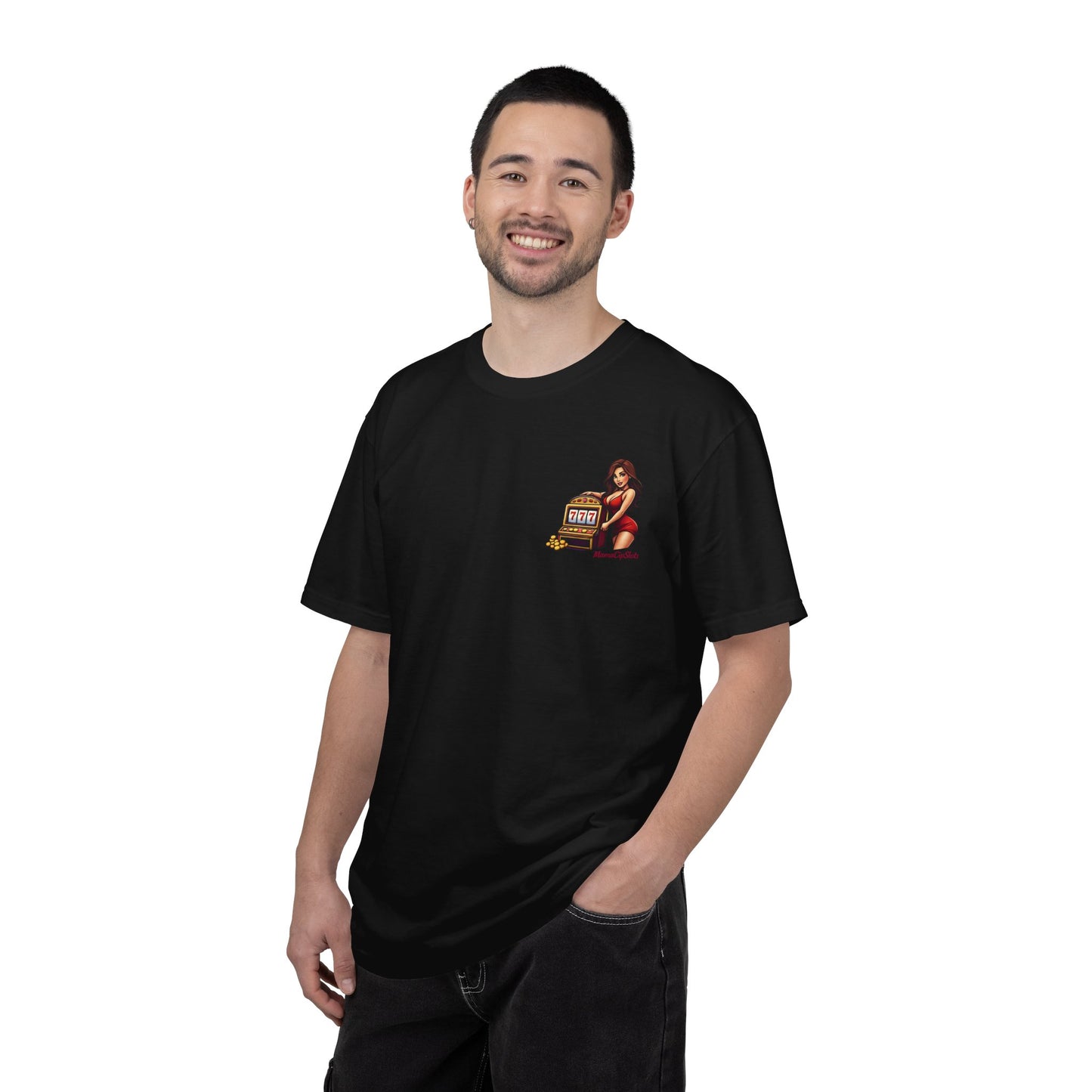 T-Shirt — Retro Pinup Girl with Jukebox Graphic
