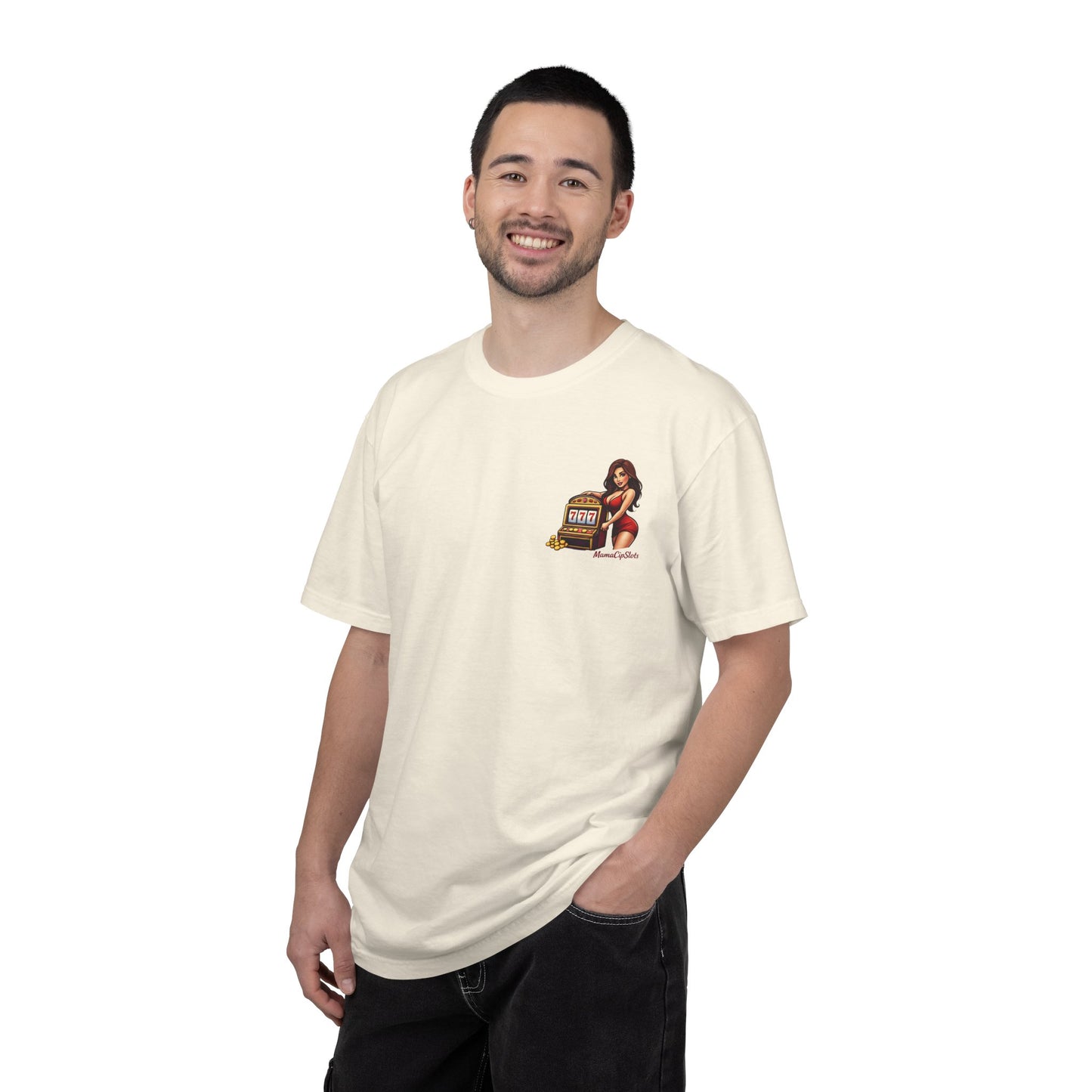T-Shirt — Retro Pinup Girl with Jukebox Graphic