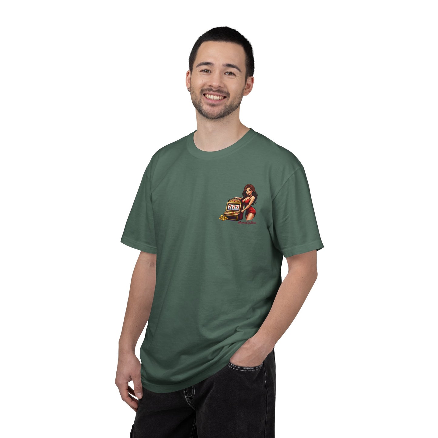 T-Shirt — Retro Pinup Girl with Jukebox Graphic