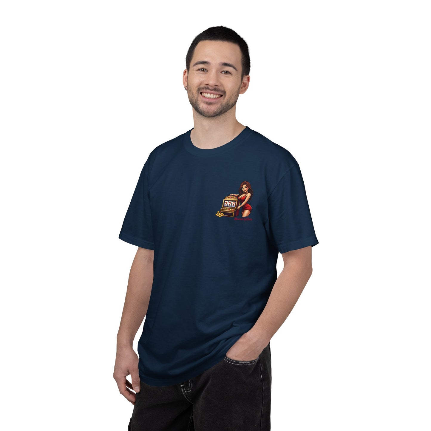 T-Shirt — Retro Pinup Girl with Jukebox Graphic