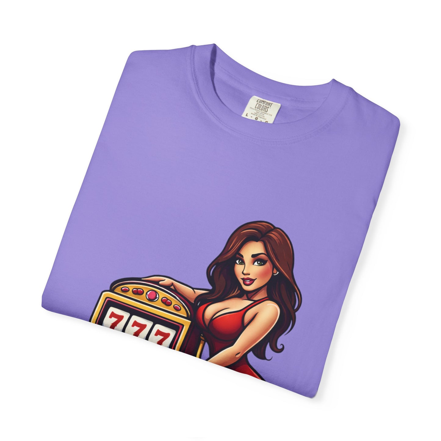 Slot Machine Pinup T-Shirt — MamaCipSlots Graphic Tee