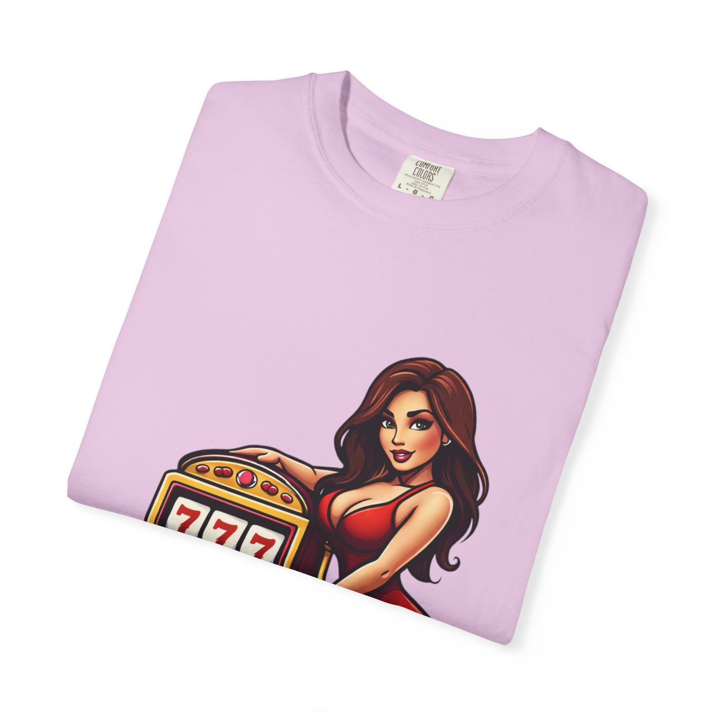 Slot Machine Pinup T-Shirt — MamaCipSlots Graphic Tee