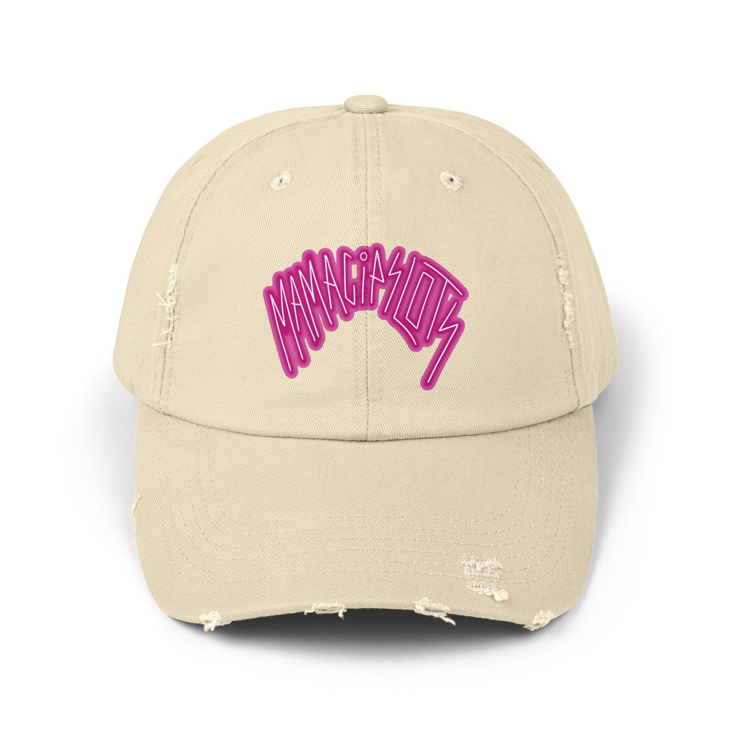 MamaCipSlots Unisex Distressed Cap