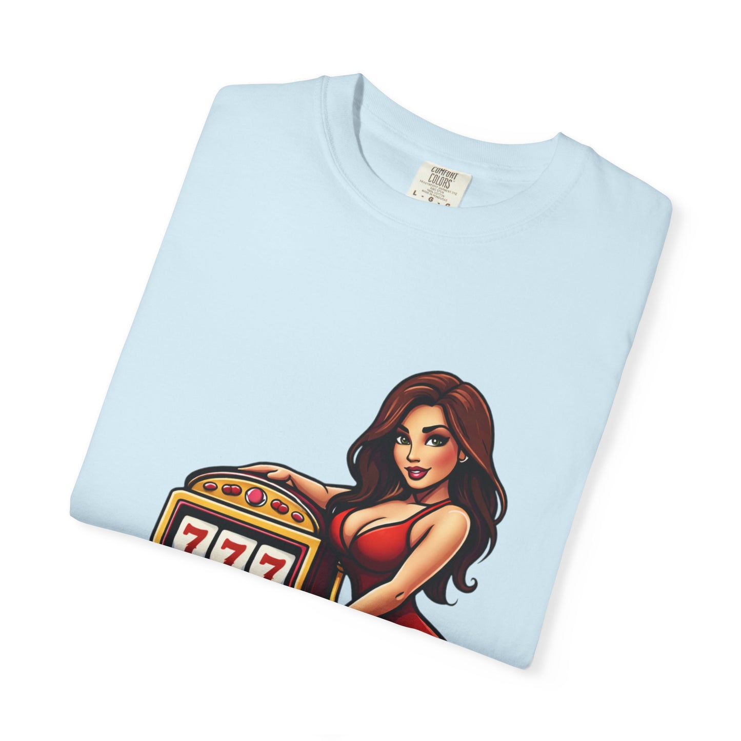 Slot Machine Pinup T-Shirt — MamaCipSlots Graphic Tee