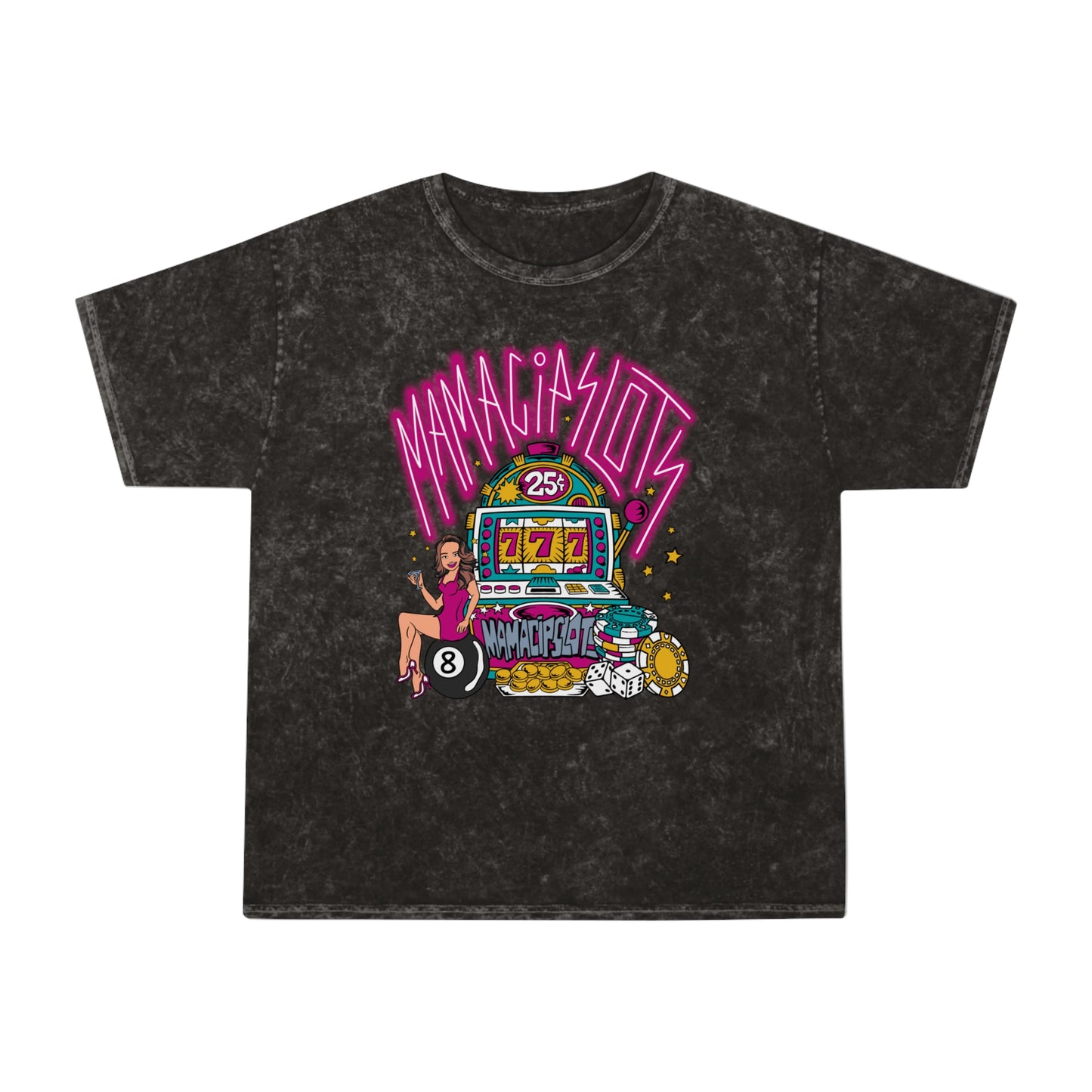 MamaCipSlots Unisex Mineral Wash T-Shirt
