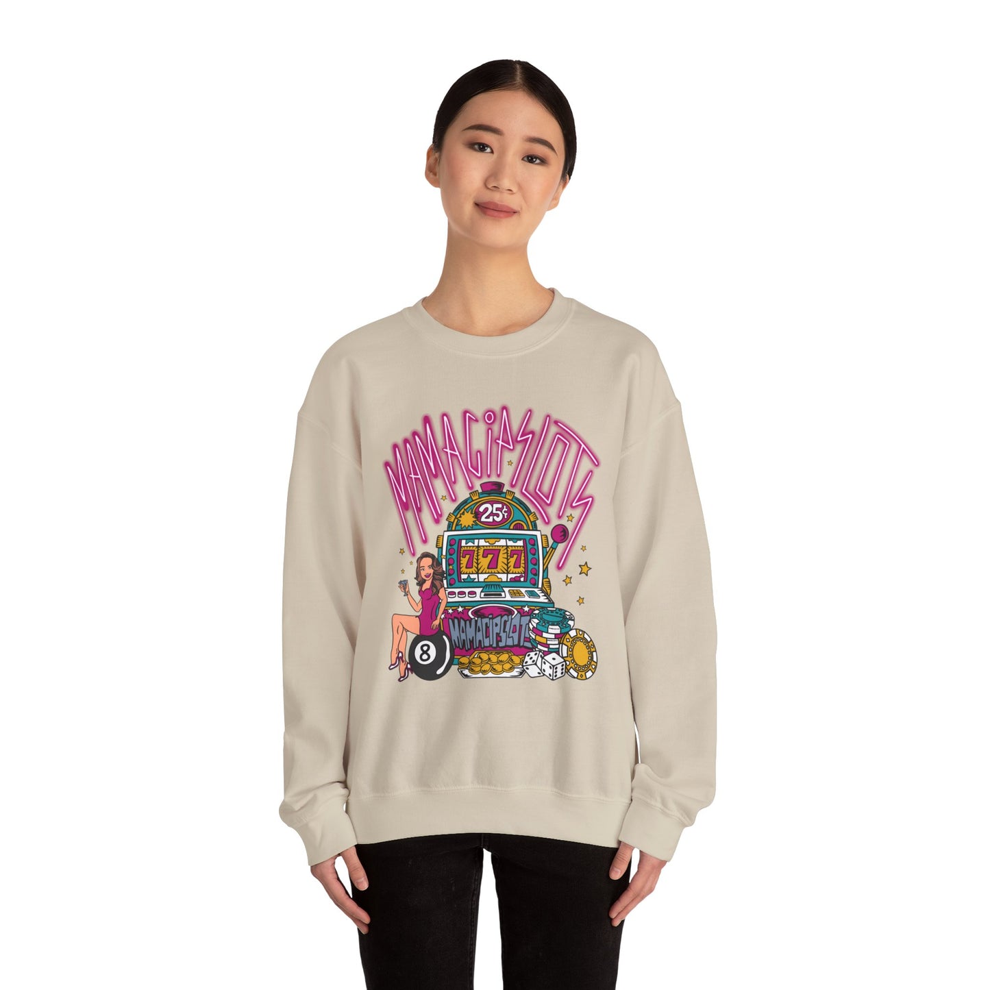 MamaCipSlots Unisex Heavy Blend™ Crewneck Sweatshirt