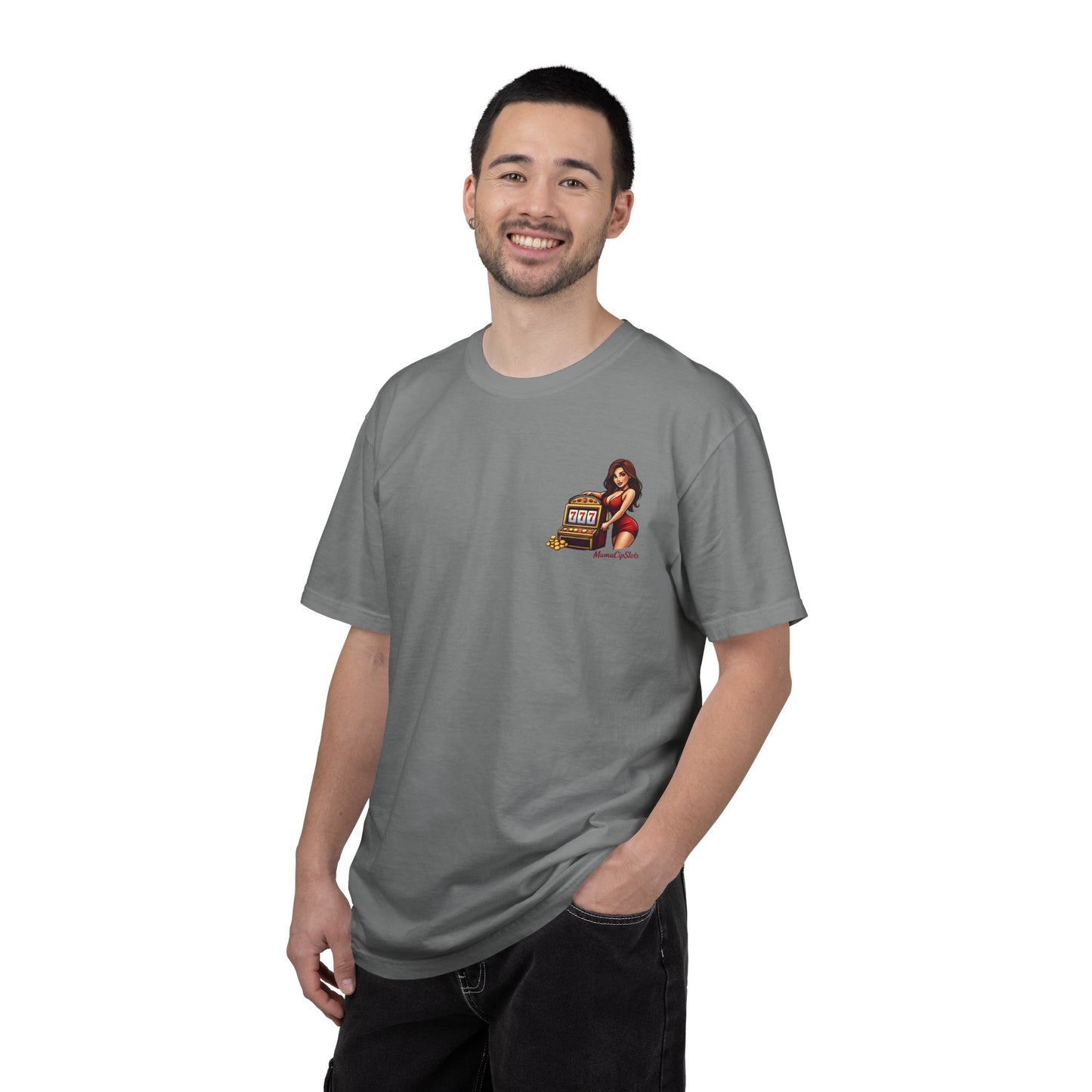 T-Shirt — Retro Pinup Girl with Jukebox Graphic