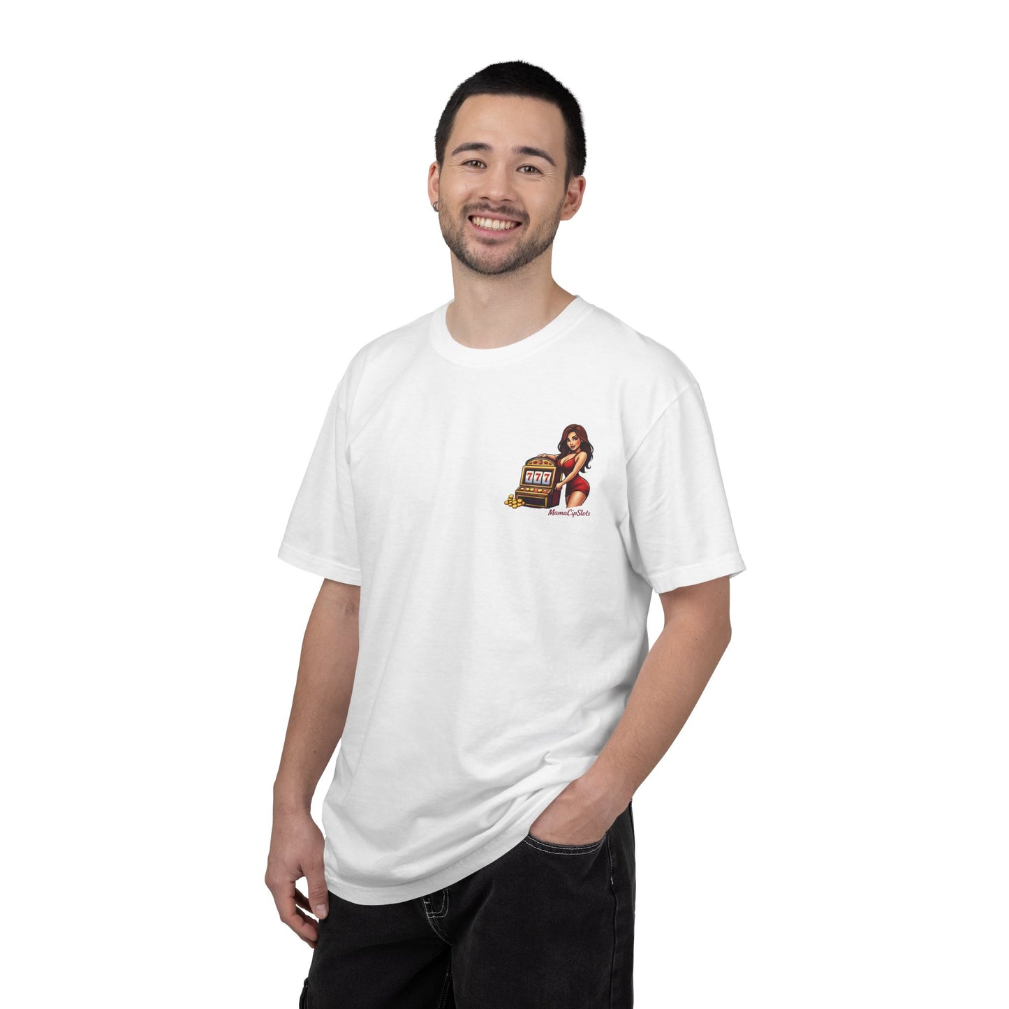 T-Shirt — Retro Pinup Girl with Jukebox Graphic