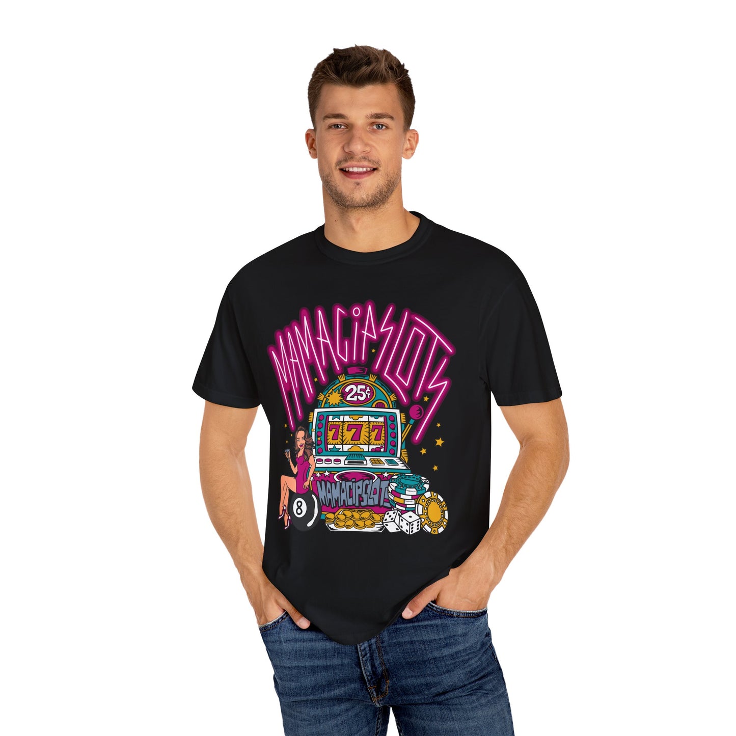 MamaCipSlots Unisex Garment-Dyed T-shirt