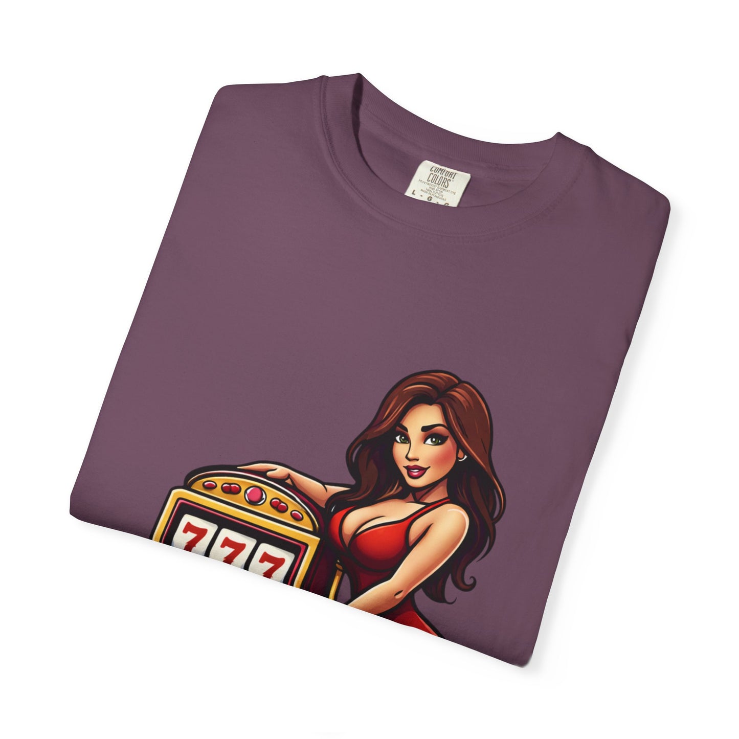 Slot Machine Pinup T-Shirt — MamaCipSlots Graphic Tee
