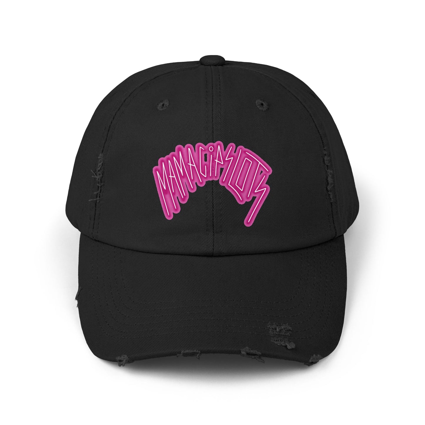 MamaCipSlots Unisex Distressed Cap