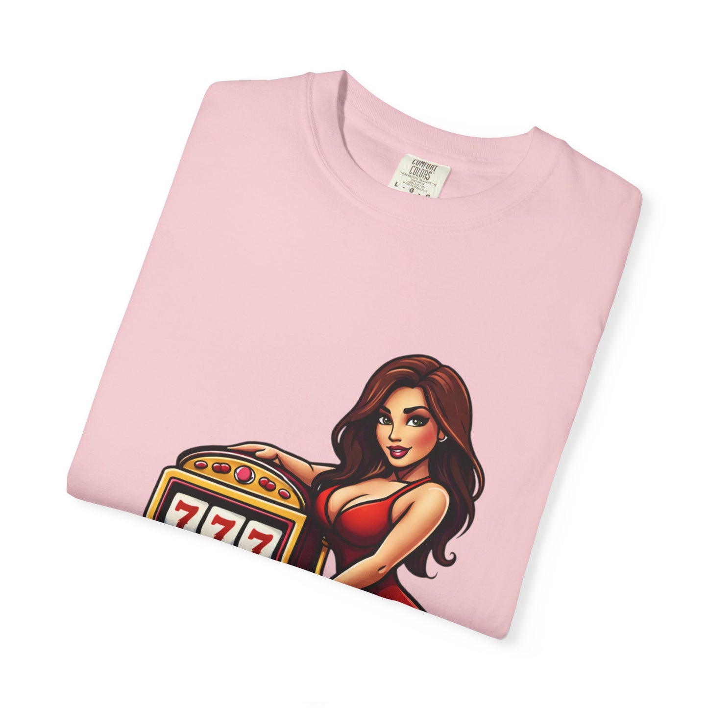 Slot Machine Pinup T-Shirt — MamaCipSlots Graphic Tee