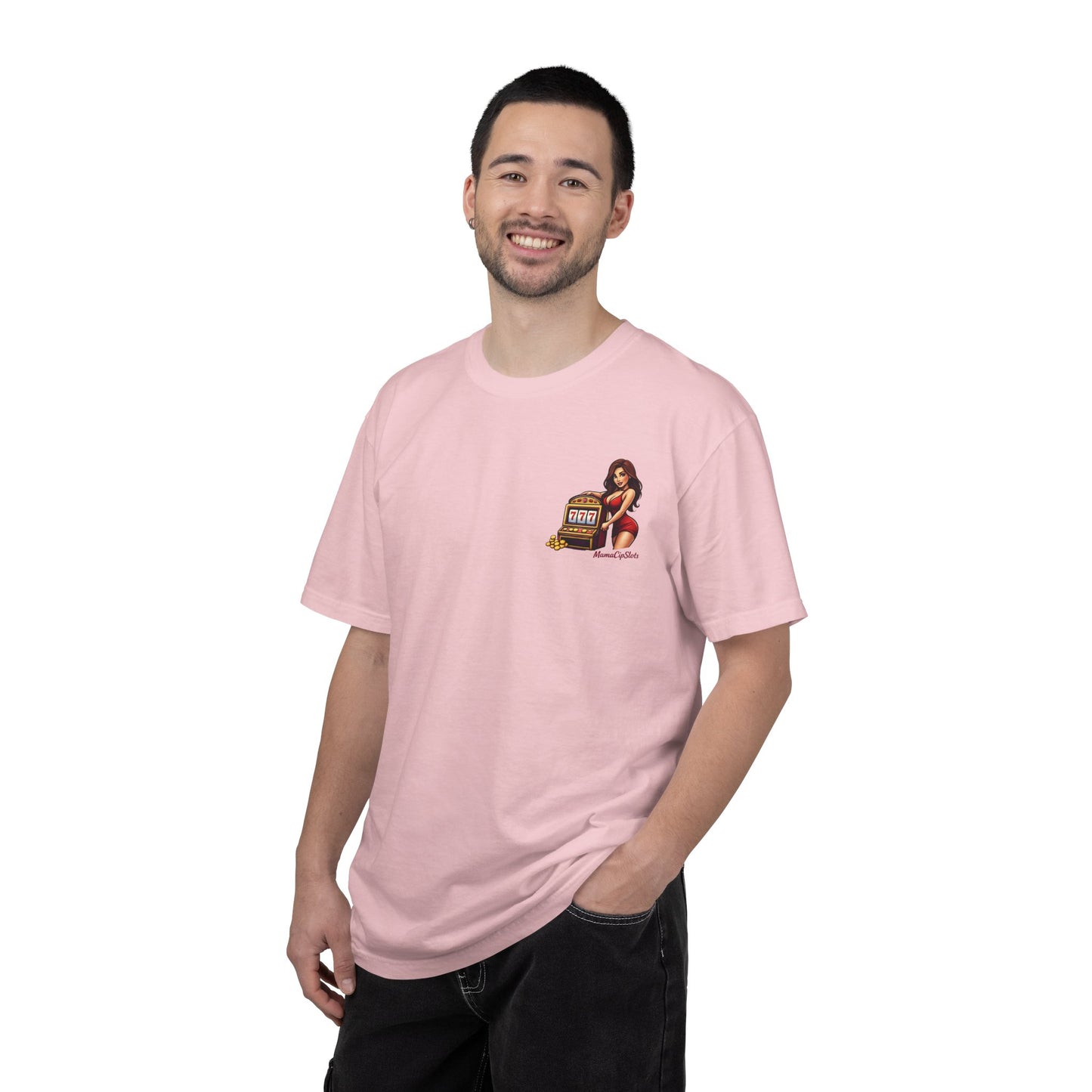 T-Shirt — Retro Pinup Girl with Jukebox Graphic
