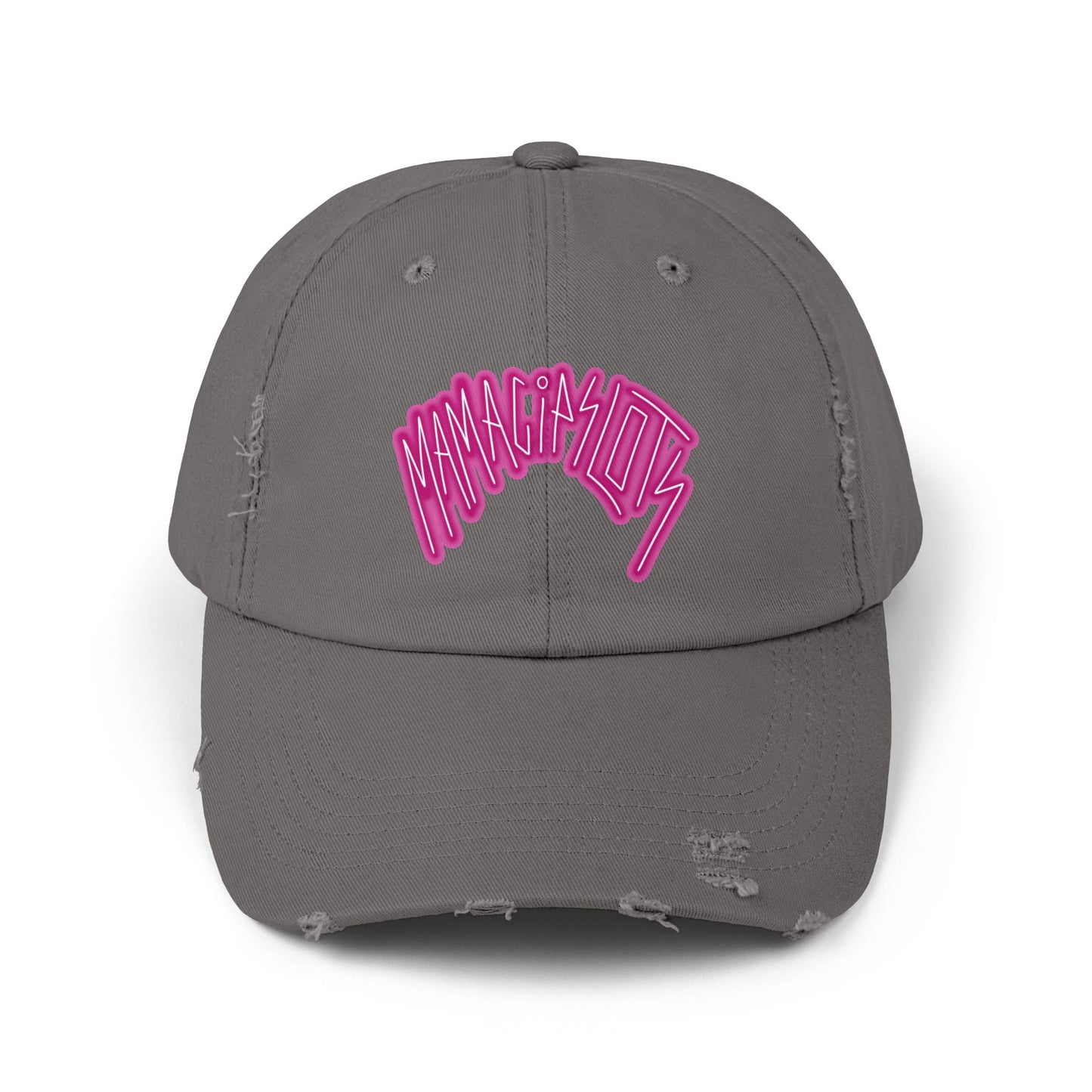 MamaCipSlots Unisex Distressed Cap