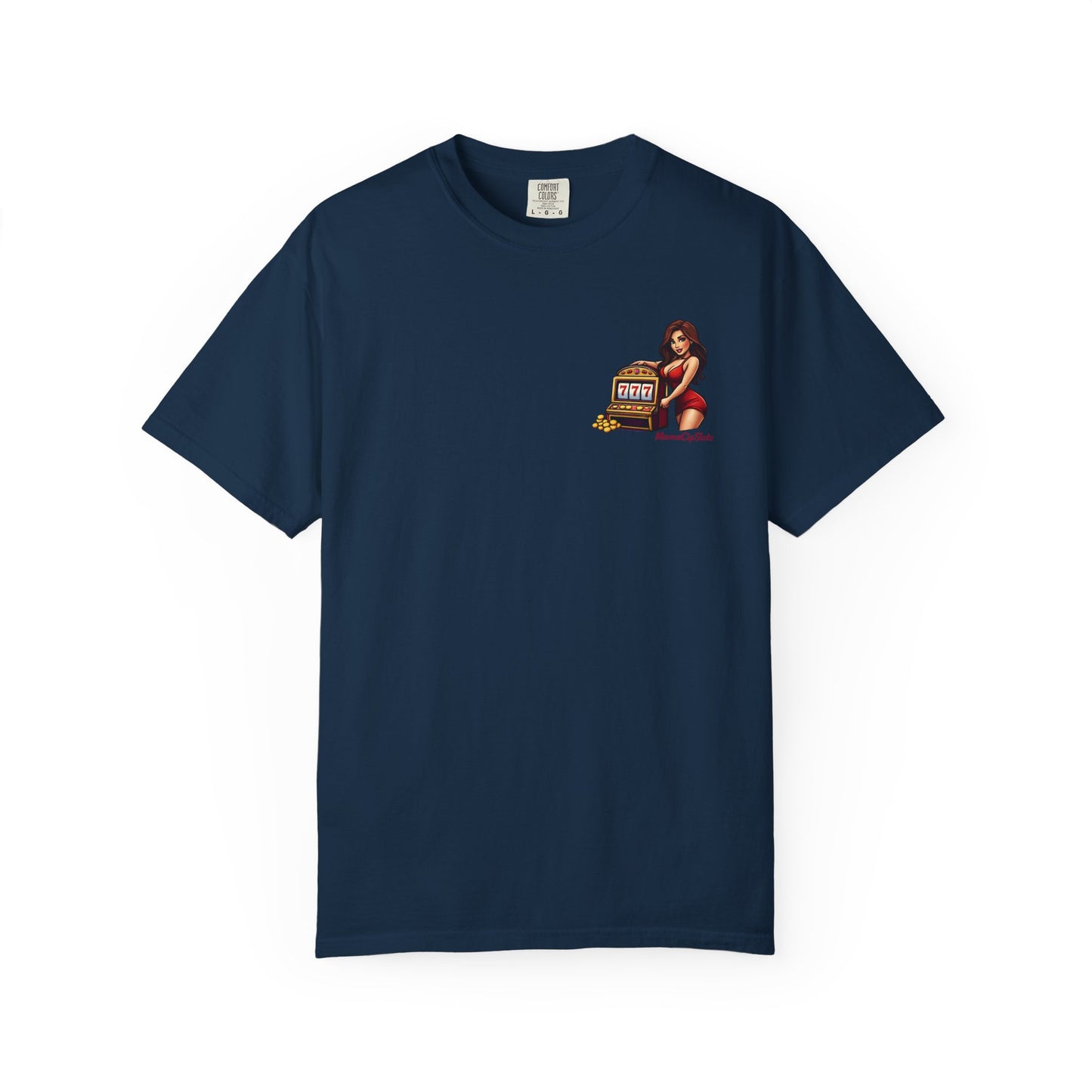 T-Shirt — Retro Pinup Girl with Jukebox Graphic