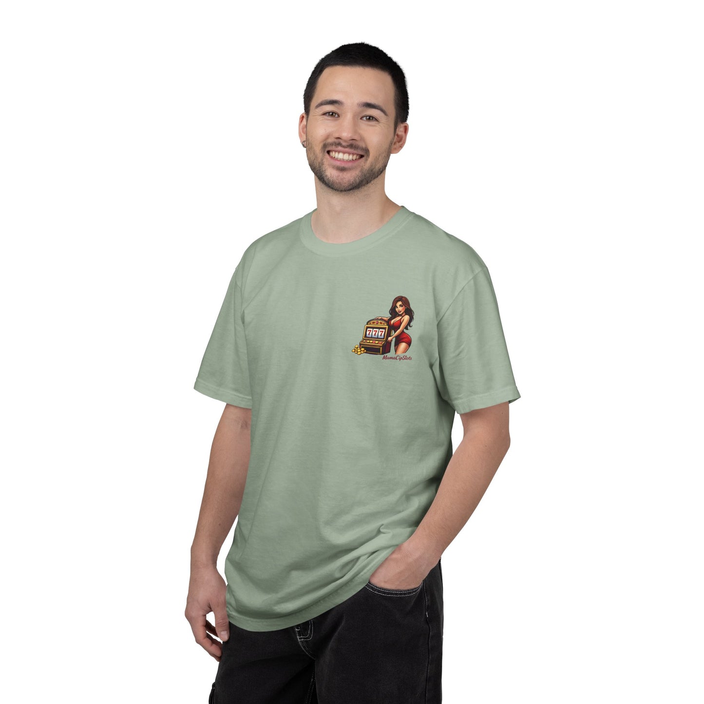 T-Shirt — Retro Pinup Girl with Jukebox Graphic