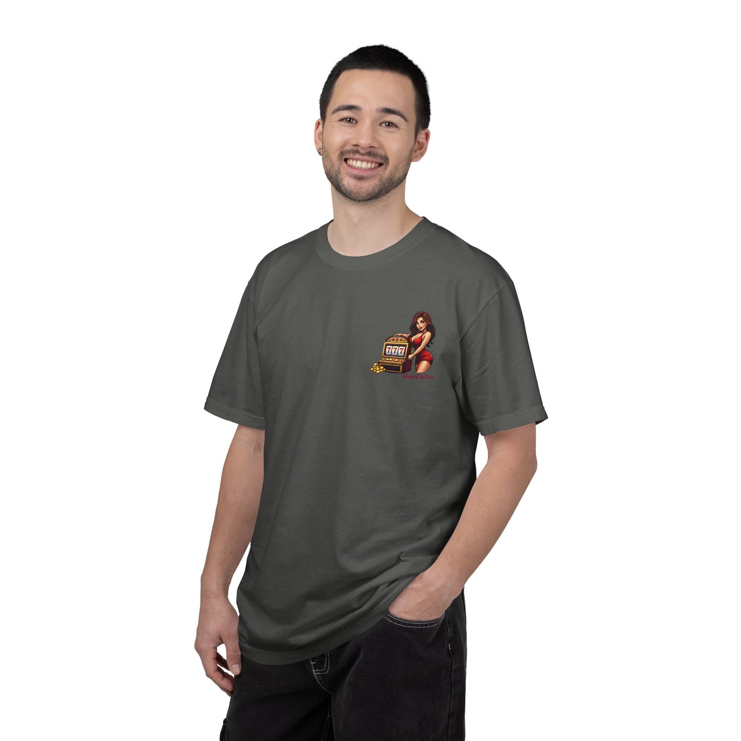 T-Shirt — Retro Pinup Girl with Jukebox Graphic