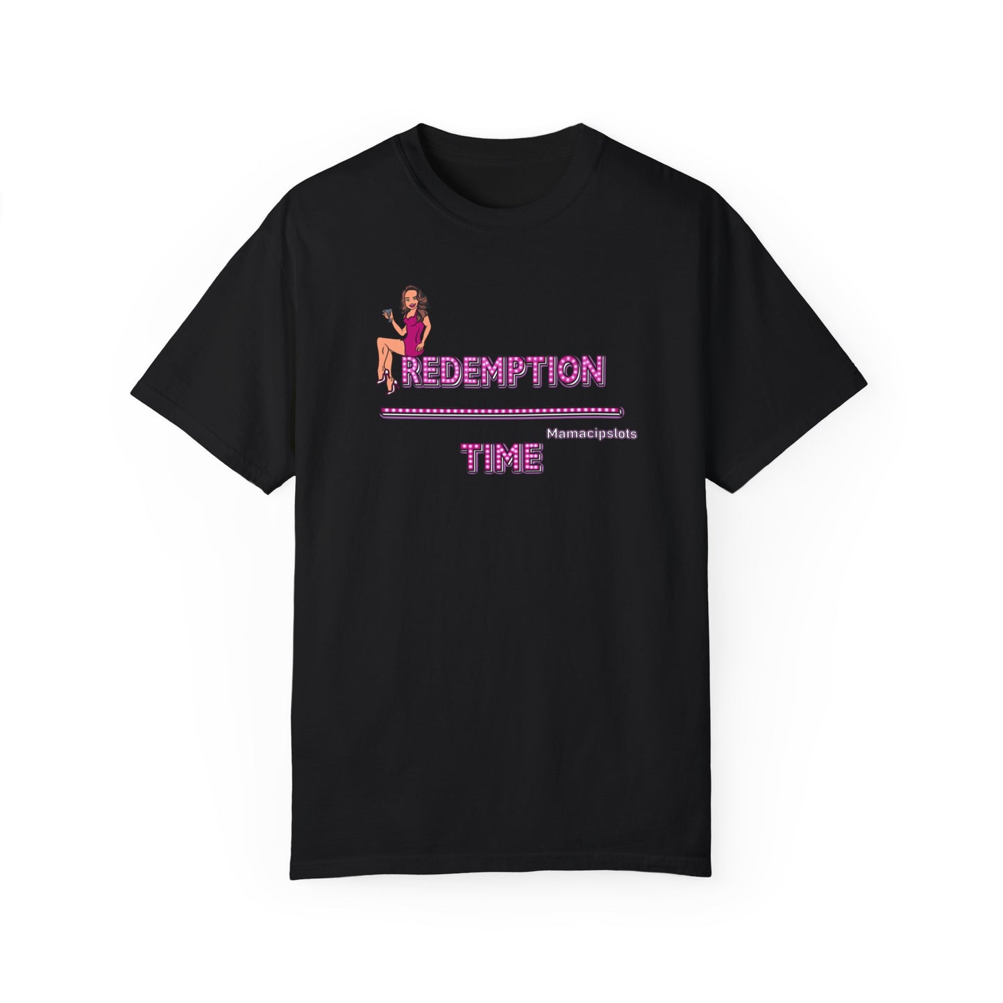 Pink Redemption Time Unisex Garment-Dyed T-shirt